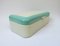 Beige & Mint Green Bread Box, 1950s 2