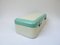Beige & Mint Green Bread Box, 1950s 4