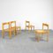 Modell 909 Stühle von Vico Magistretti für Montina, 4er Set 11
