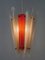 Mid-Century Modern Multi-Colored Pendant Lamp in Acrylic Glass, Germany, 1960s 7