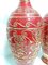 Red Ceramic Vases, 1960s, Set of 2 3