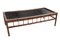 Vintage Black Glass & Bamboo Coffee Table, 1980s 9