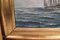 HS, Sea, Ship and Clouds, 1921, Painting, Framed in Gold 3