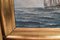 HS, Sea, Ship and Clouds, 1921, Painting, Framed in Gold, Image 3