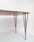 Model B612 Table with Walnut Surface and Steel Legs by Piet Hein for Thema 8