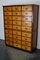 Large Vintage Dutch Pine School Cabinet Bank of Drawers, Mid-20th Century, Image 3