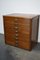 Dutch Oak Apothecary Cabinet Plan Chest, Early 20th Century 2