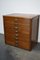 Dutch Oak Apothecary Cabinet Plan Chest, Early 20th Century, Image 2