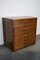 Dutch Oak Apothecary Cabinet Plan Chest, Early 20th Century 9