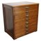 Dutch Oak Apothecary Cabinet Plan Chest, Early 20th Century 1