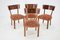 Art Deco Dining Set in Walnut, Czechoslovakia, Set of 5, 1930s 8