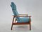 Fauteuil Ajustable Mid-Century par Arne Vodder pour France & Søn, Danemark, 1960s 4