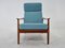 Mid-Century Adjustable Armchair by Arne Vodder for France & Søn, Denmark, 1960s 3