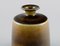 Vase aus glasierter Keramik von Berndt Friberg für Gustavsberg Studio Hand 4