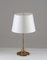 Mid-Century Swedish Table Lamp in Brass by Bergboms 2