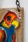 Glazed Parrot Wall Hanging Tile, 1960s 7