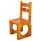 Solid Pine Sculptural Chair, 1960s 1