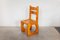 Solid Pine Sculptural Chair, 1960s, Image 6