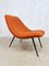 Mid-Century Rusty Orange Easy Chair by Theo Ruth for Artifort, Image 1