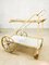 Vintage Italian Style Brass & Steel Trolley, Image 1