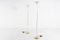 Italian Golden Floor Lamps with Glass Shade, 1970s, Set of 2, Image 5