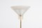 Italian Golden Floor Lamps with Glass Shade, 1970s, Set of 2 2