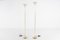 Italian Golden Floor Lamps with Glass Shade, 1970s, Set of 2, Image 1