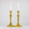 Louis XVI Kerzenhalter aus vergoldeter Bronze, 2er Set 5