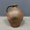 Antique Dark Brown Earthenware Jug 8