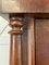 Antique Victorian Oak & Mahogany Painted Arched Dial Grandfather Clock 8