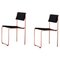 Trampolín Chairs in Black & Copper by Cuatro Cuatros, Set of 2 5