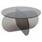 Nor Circle 70 Clear Glass Table by Sebastian Scherer 1