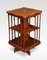 Mahogany Inlaid Revolving Bookcase 1