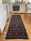 Handmade Colorful Wool Rug with Flowers and Stripes, Romania 9