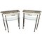 Mid-Century Italian Brass & Marble Nightstands or Side Tables, Set of 2, Image 1