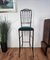 Italienischer Chiavari Barhocker oder Stuhl aus geschwärztem Messing von Philippe Starck 2