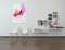 Adrienn Krahl, Waterlilies 1, 2021, acrilico, olio, pastello e grafite su tela, Immagine 2