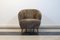 Art Deco Swedish Curved Sheepskin Sahara Lounge Chair, 1940s 5