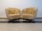 Mid-Century Norwegian Honey Sheepskin Lounge Chairs, 1940s, Set of 2 3