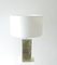 Lámpara de mesa de cerámica verde, años 60, Imagen 10