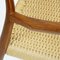Scandinavian Modern Teak and Paper Cord Mod. 57 Armchair by Niels Otto Moller for J.l. Møllers, Image 7
