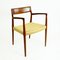 Scandinavian Modern Teak and Paper Cord Mod. 57 Armchair by Niels Otto Moller for J.l. Møllers 2