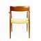 Scandinavian Modern Teak and Paper Cord Mod. 57 Armchair by Niels Otto Moller for J.l. Møllers, Image 9