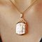 19th Century French 18 Karat Rose Gold Opening Locket Pendant 10