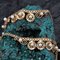 Collier Fleur en Or Jaune 18 Carats avec Perles de Culture, France, 1960s 9