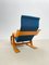 Mid-Century Blue Lounge Chair by Marcel Breuer, Hungary, 1950s 10