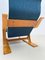 Mid-Century Blue Lounge Chair by Marcel Breuer, Hungary, 1950s 2