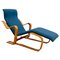 Mid-Century Blue Lounge Chair by Marcel Breuer, Hungary, 1950s, Image 1