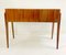 Mid-Century Wood and Brass Desk, Italy, 1950s 2