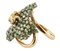 Multicolor Sapphire Diamond Rose Gold Ring 2